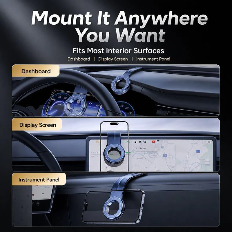 Chubbydrive Flexgrip - 360° Bendable Magnetic Car Phone Mount